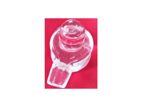 100 Percent Pure Natural Sphatik Shivling 12.750 Grm ( with Lab Certificate )