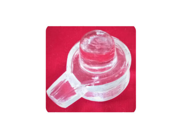 100 Percent Pure Natural Sphatik Shivling 15.930 Grm ( with Lab Certificate )