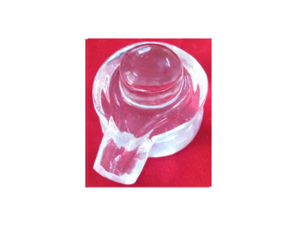 100 Percent Pure Natural Sphatik Shivling 16.760 Grm ( with Lab Certificate )