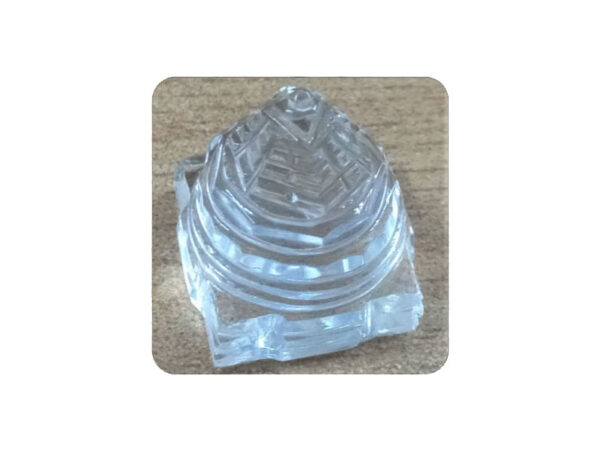 100% Pure Sphatik Sri Yantra AAA Quality 13.185 Grm ( With Lab Certificate )