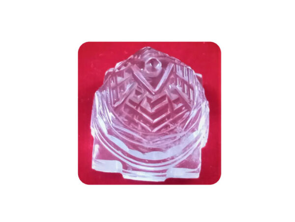 100% Pure Sphatik Sri Yantra AAA Quality 16.230 Grm ( With Lab Certificate )